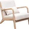 FAUTEUIL LIN ET COTON BEIGE
