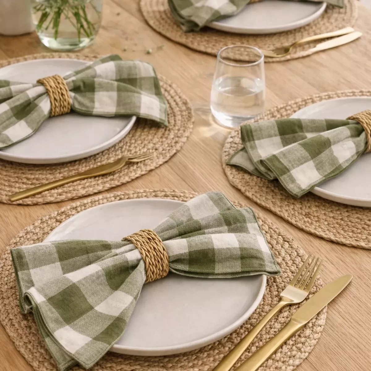 LOT DE 6 SERVIETTES DE TABLE NESS