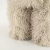 POUF FAUSSE FOURRURE EFFET AGNEAU