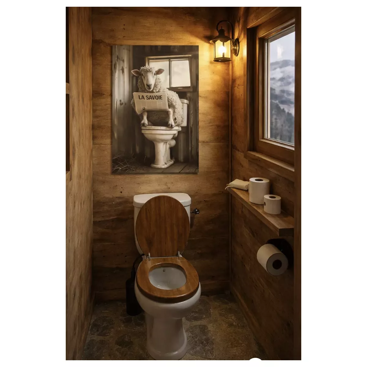 TABLEAU MOUTON SUR DIBOND