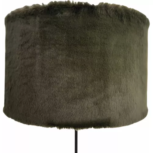 ABAT JOUR FAUSSE FOURRURE KAKI