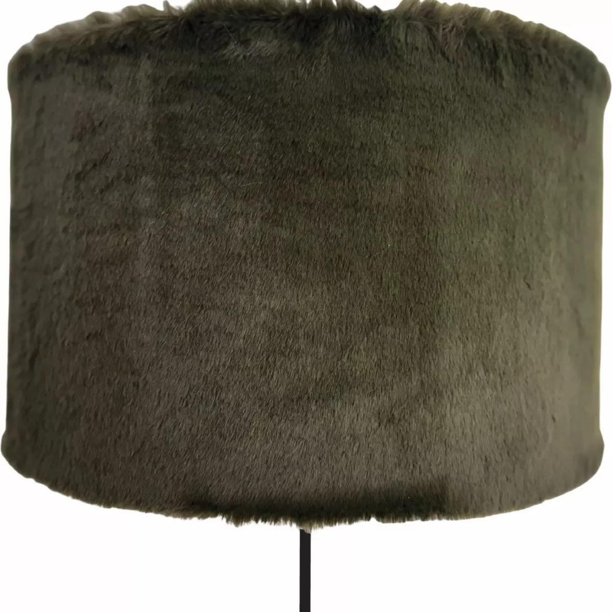 ABAT JOUR FAUSSE FOURRURE KAKI