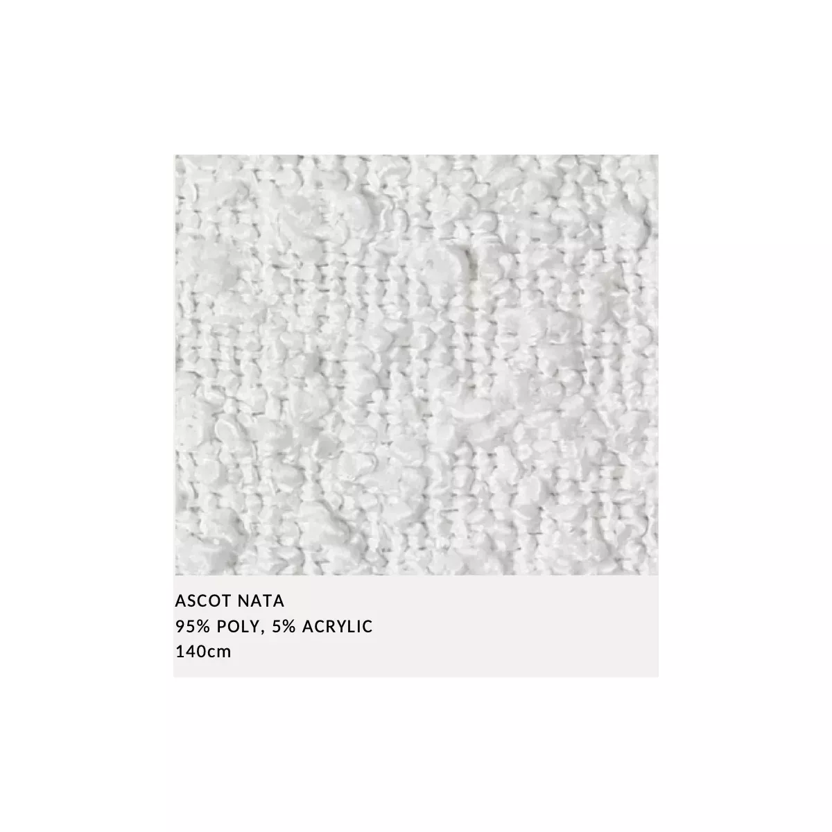 ABAT JOUR TISSU ASCOT ÉCRU