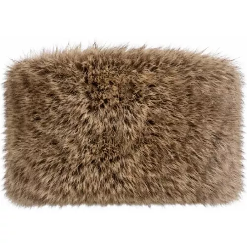 ABAT JOUR FAUSSE FOURRURE OURS BRUN