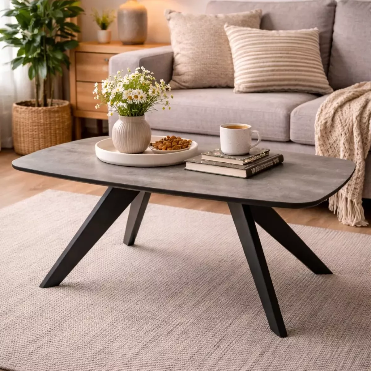 TABLE BASSE MEMPHIS EN CÉRAMIQUE