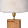 PIED DE LAMPE EN BOIS