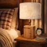 PIED DE LAMPE EN BOIS