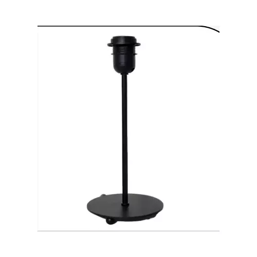 PIED DE LAMPE EN MÉTAL NOIR
