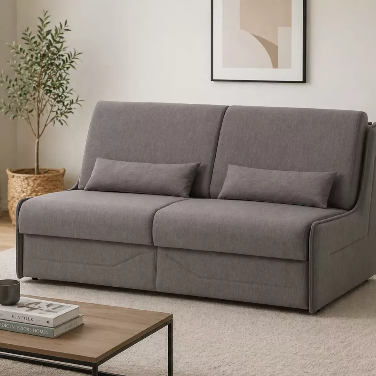 CANAPÉ CONVERTIBLE ROTTERDAM 140X195 MATELAS 17CM/25 KG