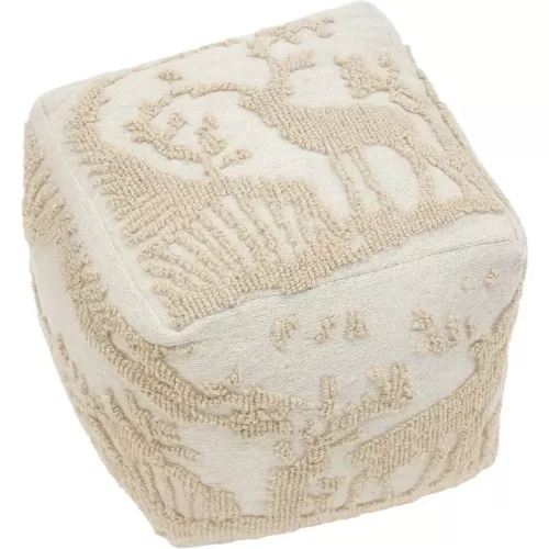 POUF À MOTIF