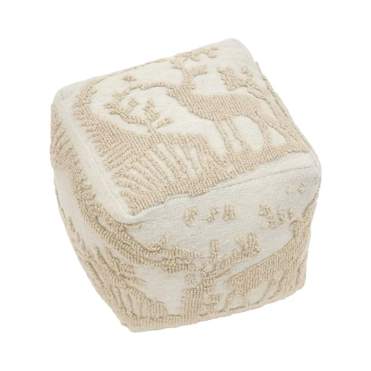 POUF À MOTIF