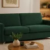 CANAPÉ 3 PLACES CONVERTIBLE TOULON 140X190 CM H18 CM / 30 KG DE DENSITÉ