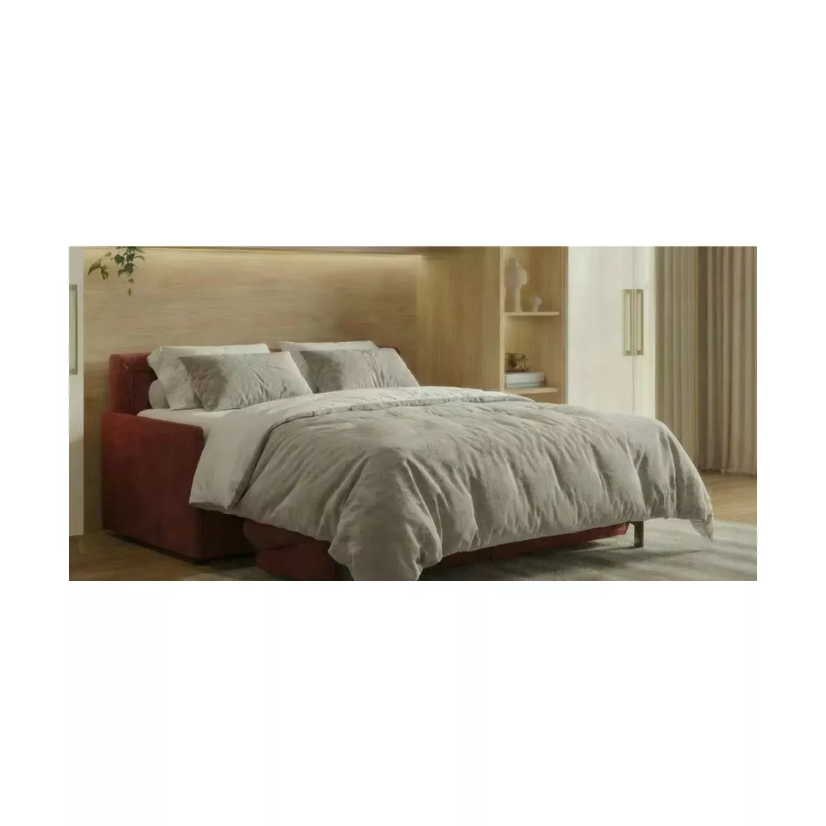 CANAPÉ CONVERTIBLE ZELIT 140X195 CM MATELAS H17 / 25KG DENSITE