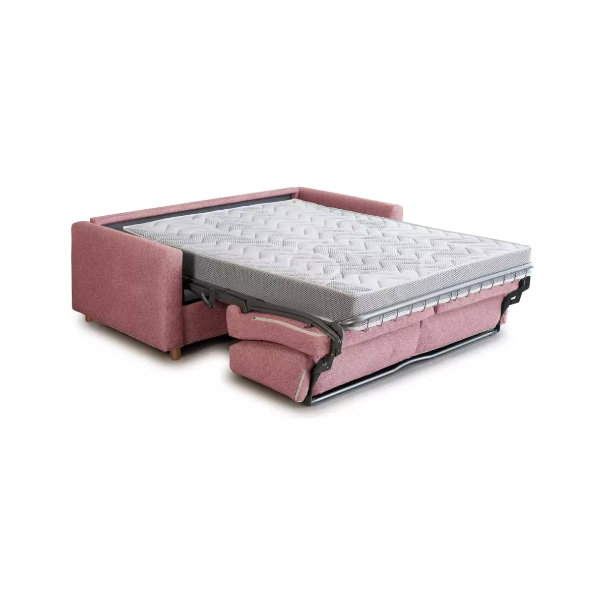 CANAPÉ 3 PLACES CONVERTIBLE TOULON 140X190 CM H18 CM / 30 KG DE DENSITÉ