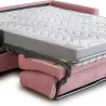 CANAPÉ 3 PLACES CONVERTIBLE TOULON 140X190 CM H18 CM / 30 KG DE DENSITÉ