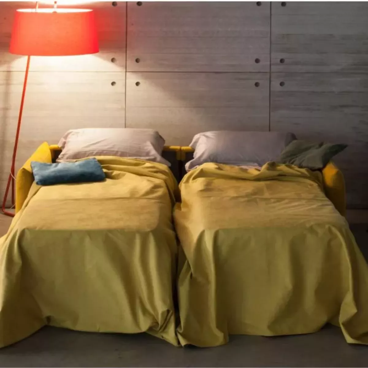 CANAPÉ CONVERTIBLE SOFT AVEC MERIDIENNE COFFRE MATELAS H18 CM 35 KG