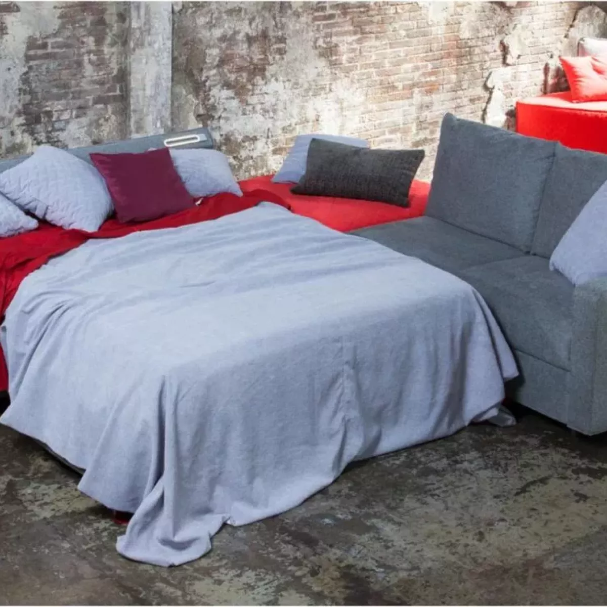 CANAPÉ CONVERTIBLE THEA 3 PLACES 140X195 CM