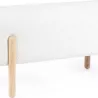 BANC BOUCLETTE PIED BOIS