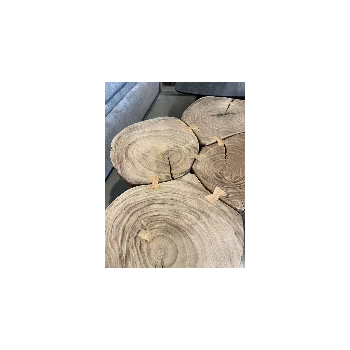 TABLE BASSE 90X60 CM EN BOIS D'ACACIA