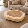 TABLE BASSE TRON EN BOIS DE SUAR PM