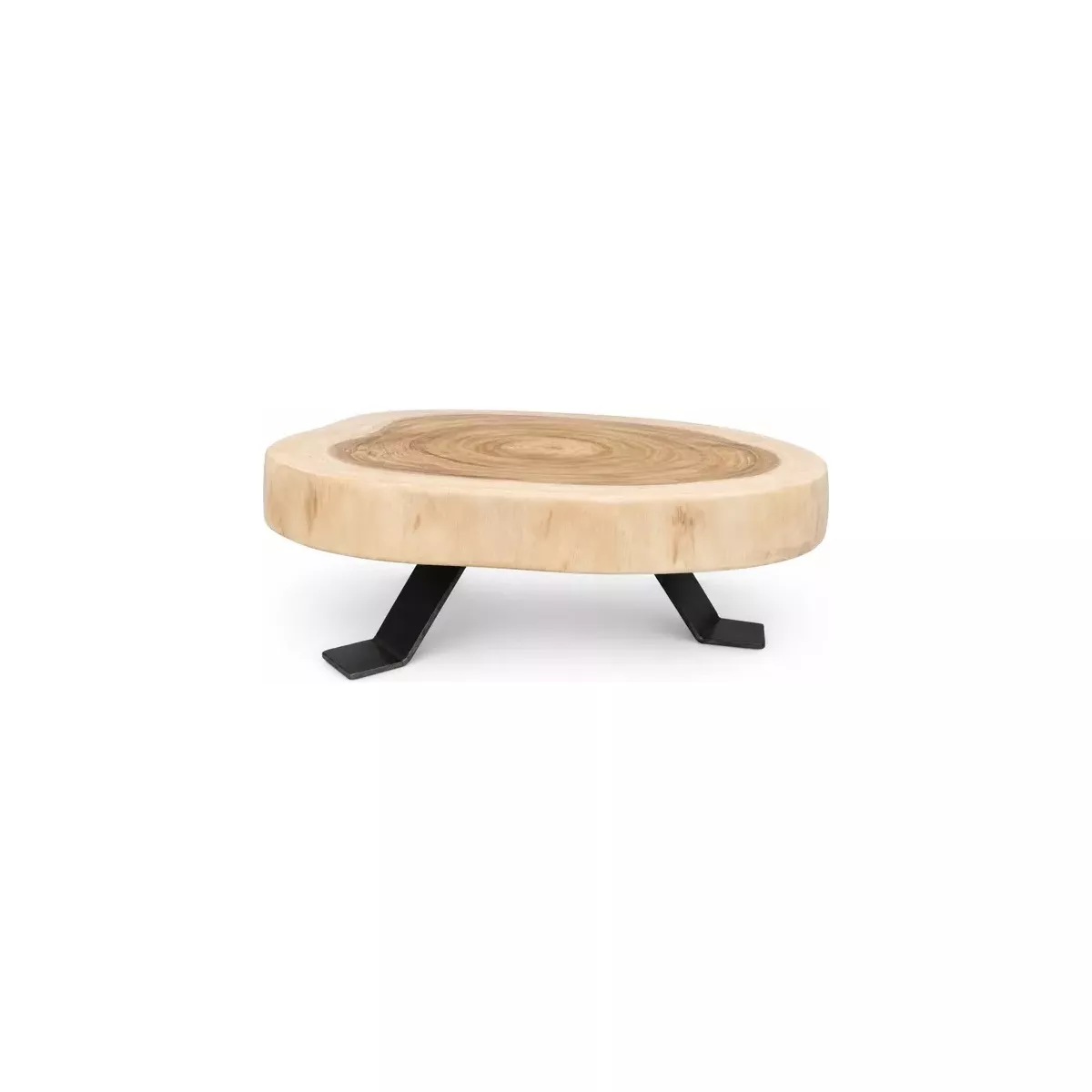 TABLE BASSE TRON EN BOIS DE SUAR PM