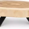 TABLE BASSE TRON EN BOIS DE SUAR PM