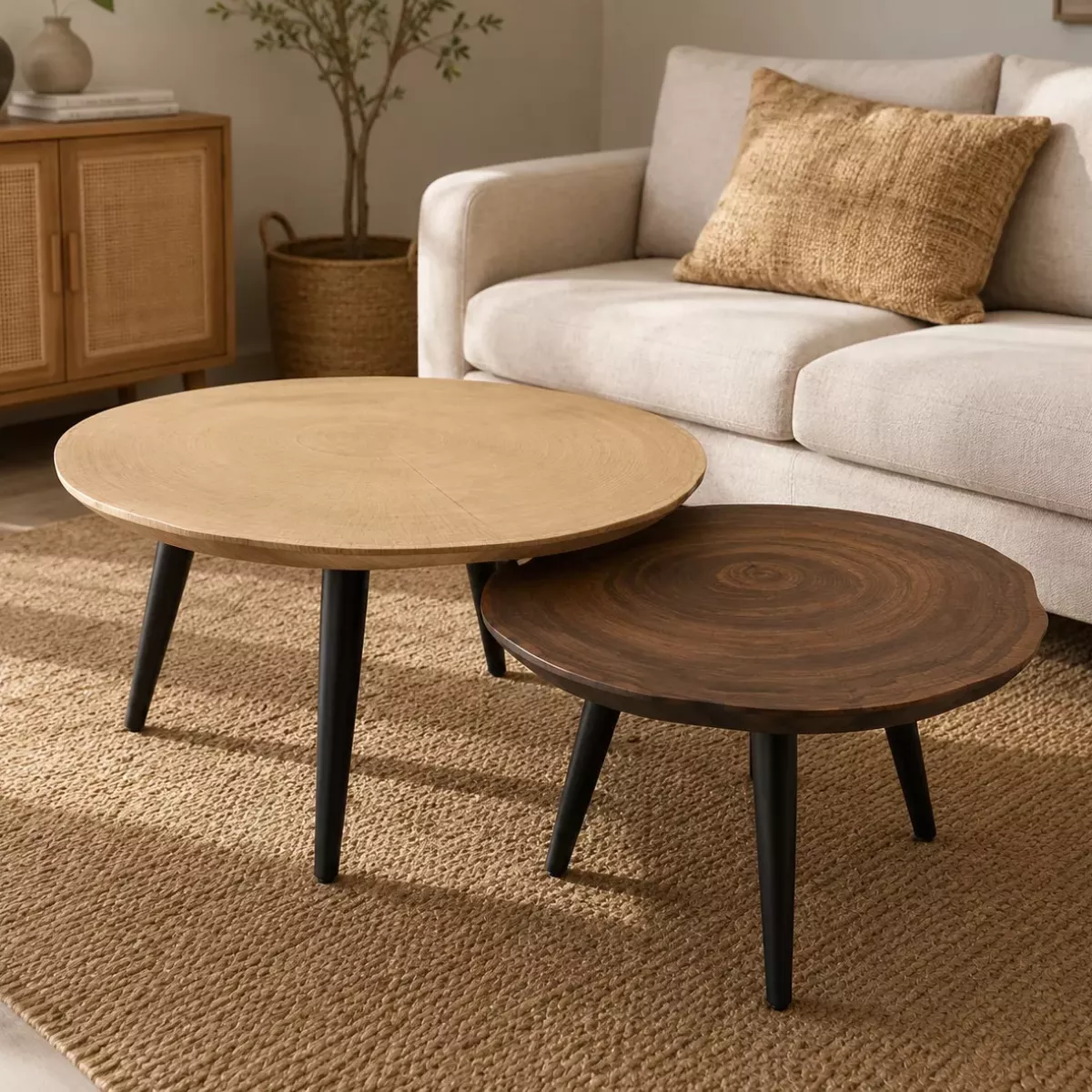TABLES BASSES EMPREINTE