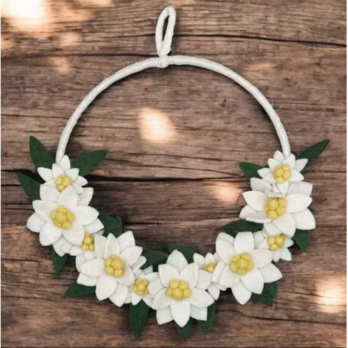 COURONNE EDELWEISS FEUTRINE NEW HEIDI