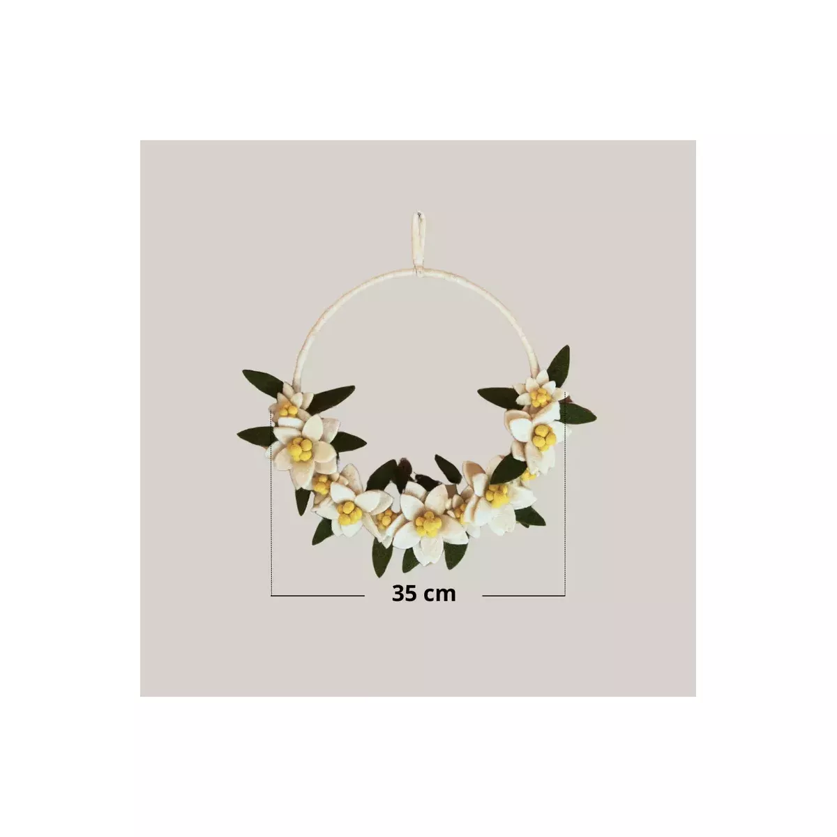 COURONNE EDELWEISS FEUTRINE NEW HEIDI