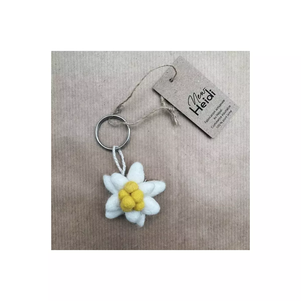 PORTE-CLÉ EDELWEISS FEUTRINE NEW HEIDI