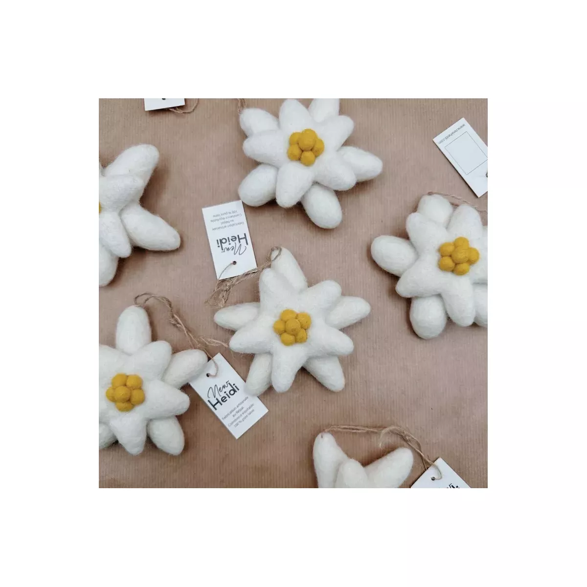 SUSPENSION EDELWEISS FEUTRINE NEW HEIDI
