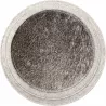 DESSOUS DE PLAT ROND EN FEUTRE DE LAINE ET PEAU DE VACHE