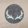 DESSOUS DE PLAT EN FEUTRINE MOTIF CERF