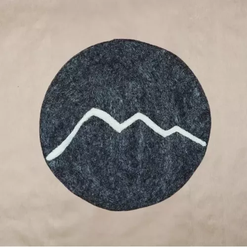 DESSOUS DE PLAT EN FEUTRINE MOTIF MONTAGNE