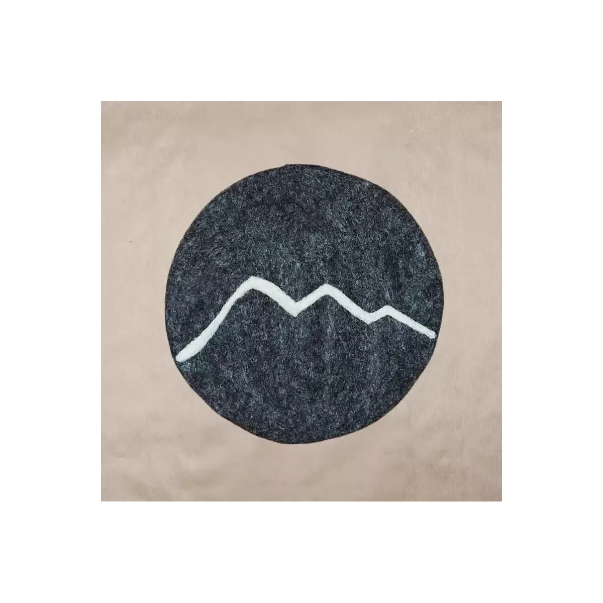 DESSOUS DE PLAT EN FEUTRINE MOTIF MONTAGNE