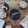 DESSOUS DE PLAT EN FEUTRINE MOTIF MONTAGNE