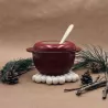 DESSOUS DE PLAT SAPIN BLANC EN BOULES DE FEUTRINE