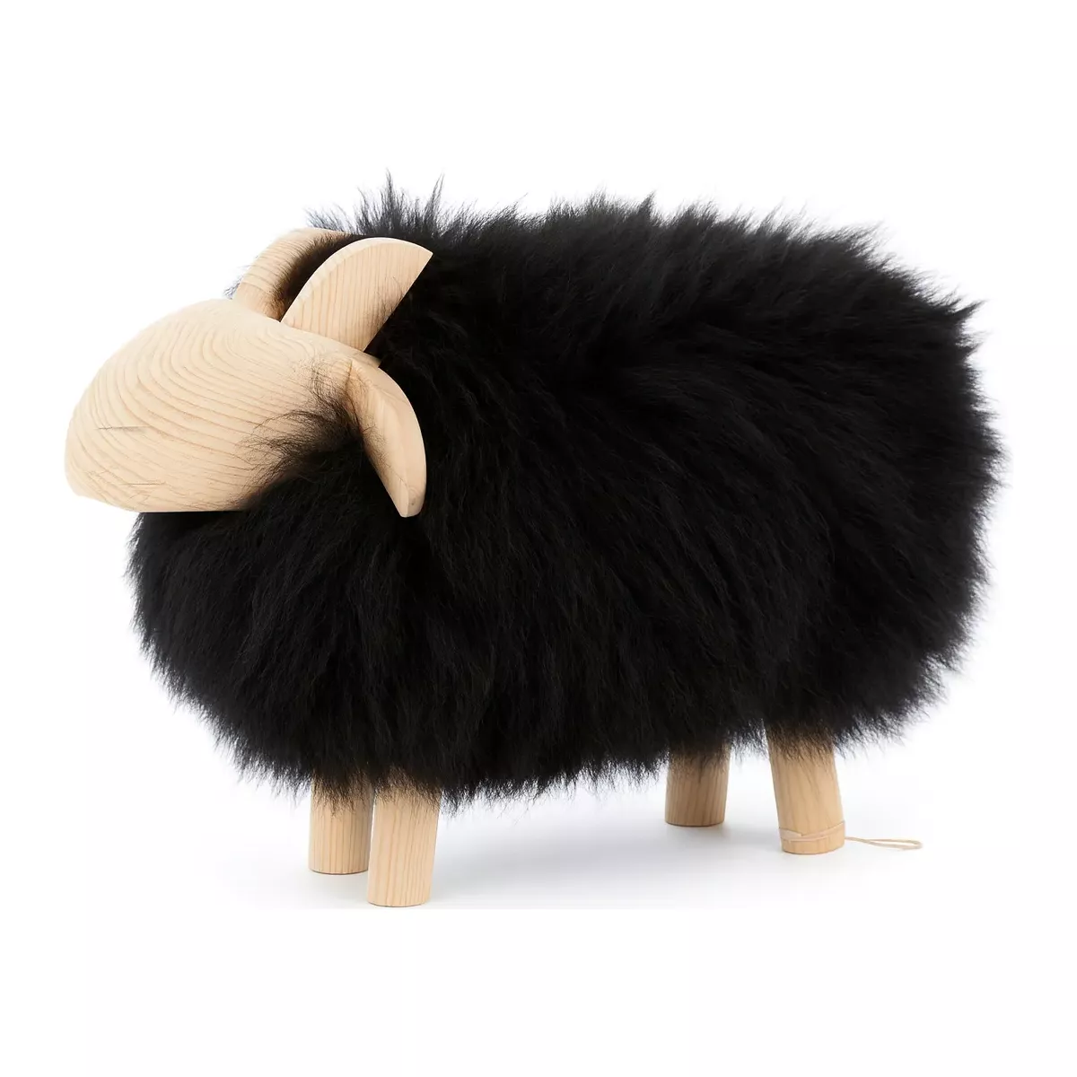 BÉLIER SCULPTÉ MAIN FOURRURE TAILLE MOYENNE