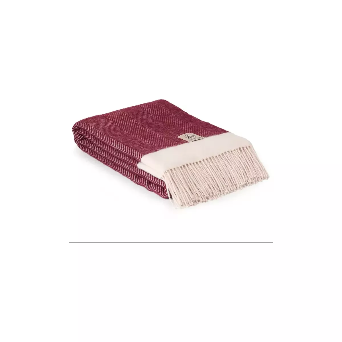 PLAID FLORENCE EN 100 % LAINE DE NOUVELLE ZELANDE