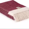 PLAID FLORENCE EN 100 % LAINE DE NOUVELLE ZELANDE