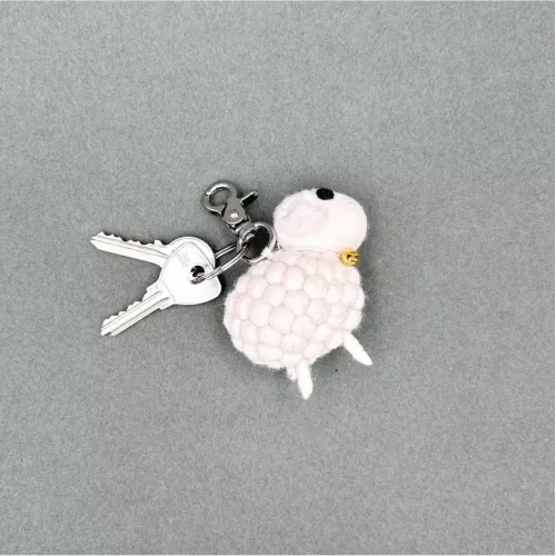 PORTE CLÉES MOUTON EN FEUTRINE