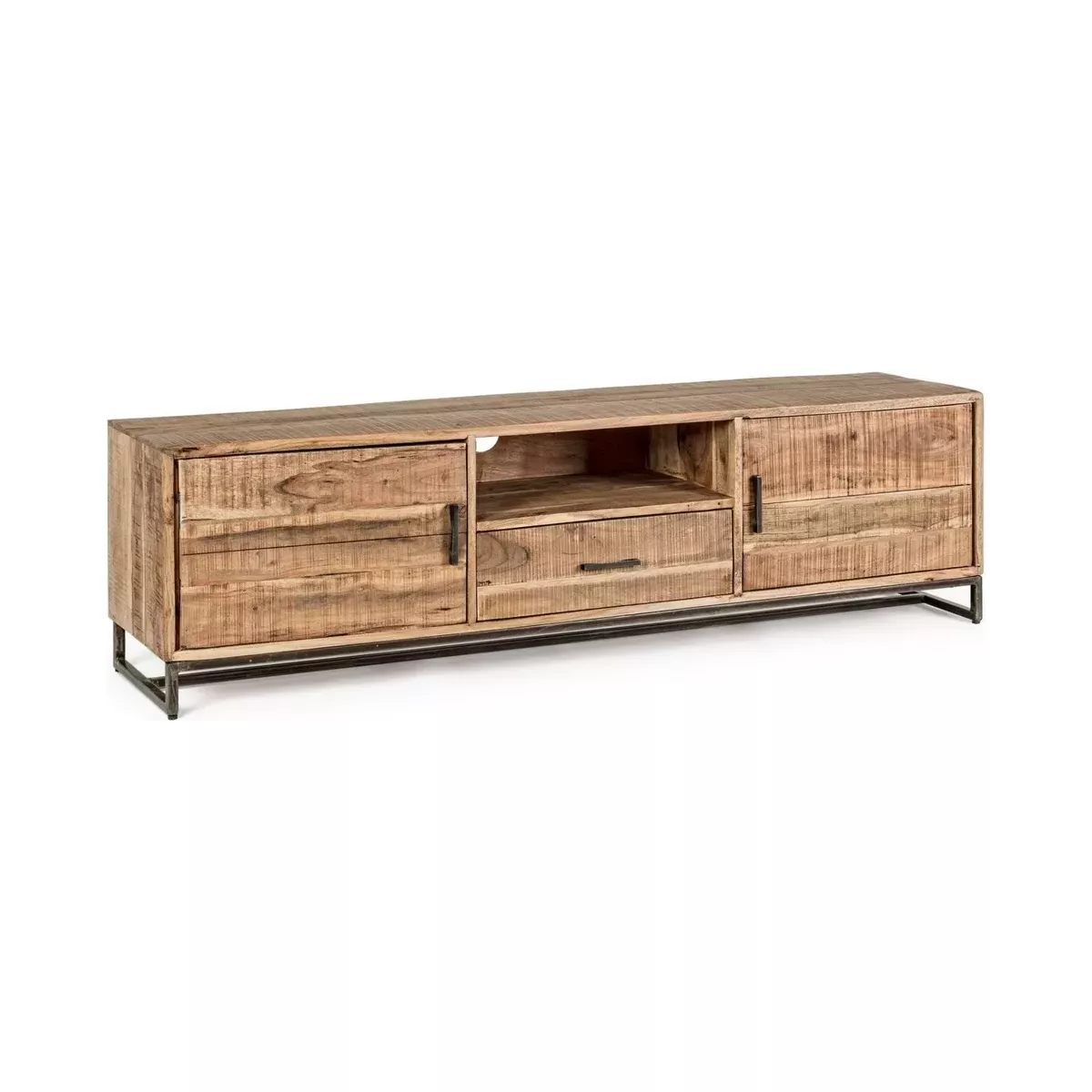 MEUBLE TV ELMERA EN BOIS D'ACACIA