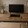 MEUBLE TV ELMERA EN BOIS D'ACACIA