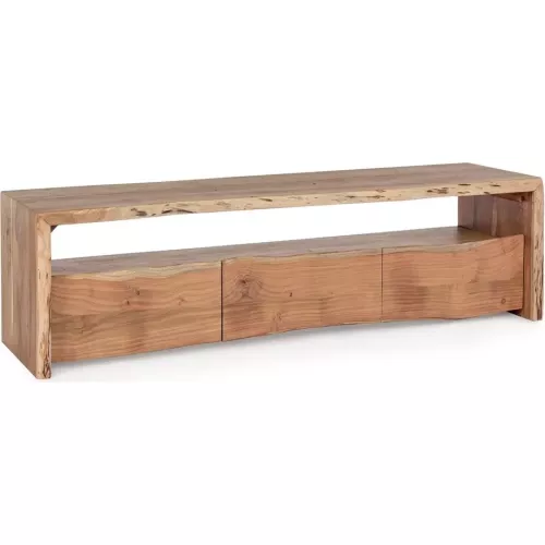 MEUBLE TV ENEASO EN BOIS D'ACACIA