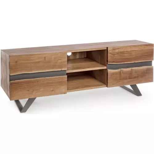 MEUBLE TV ARON EN BOIS D'ACACIA