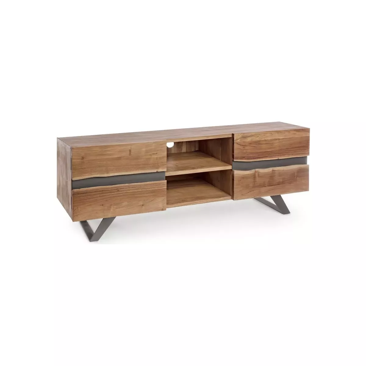 MEUBLE TV ARON EN BOIS D'ACACIA