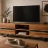 MEUBLE TV ARON EN BOIS D'ACACIA