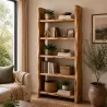 BIBLIOTÈQUE ENASSA EN BOIS D'ACACIA