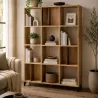 BIBLIOTÈQUE MAN EN BOIS MASSIF