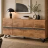 BUFFET RON 4P EN BOIS D'ACACIA